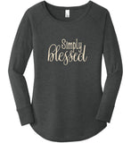 Simply Blessed Long Sleeve Tshirt
