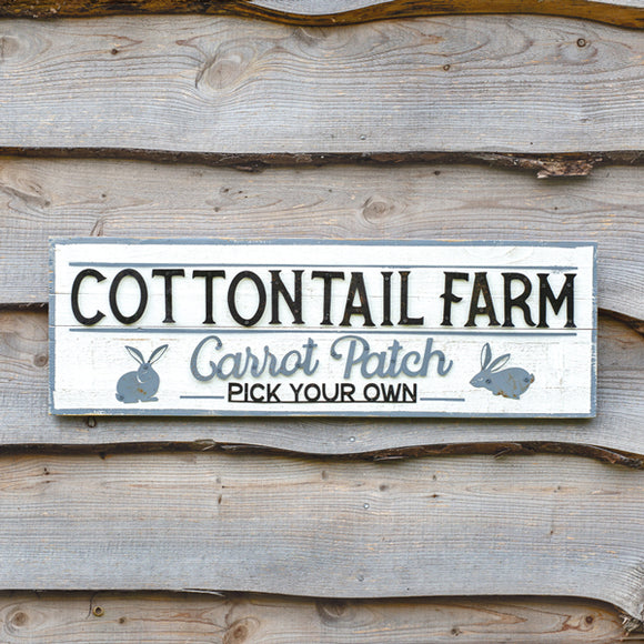 Peter Cottontail Farm Sign