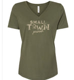 Small Town Proud Women’s V-Neck