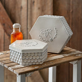 Bee Hexagon Tin