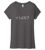 the1257 Womens VNeck T-shirt