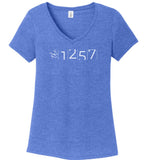 the1257 Womens VNeck T-shirt