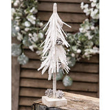 Glittered Pinecone Tree Green or White