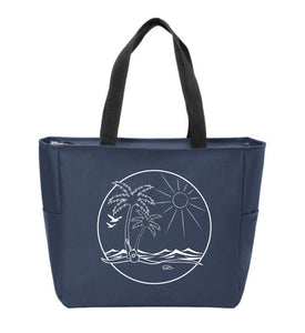 Beach Zippered Tote