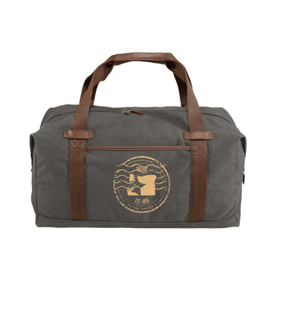 Oregon Stamp Duffle Charcoal/Brown