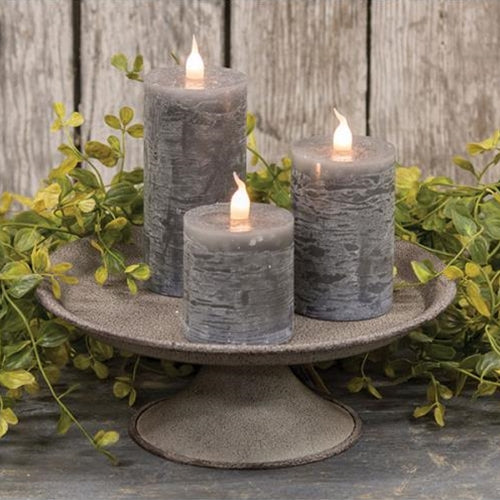 Gray Flicker Battery Operated Candles