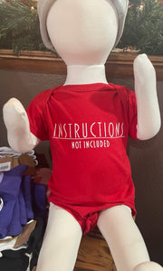 Instructions not Included Onesie