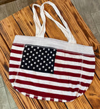 American Flag Beachcomber Bag