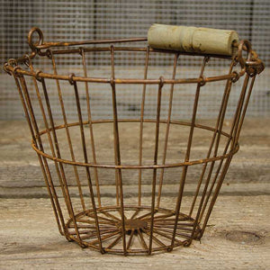 Rusty Wire Egg Basket