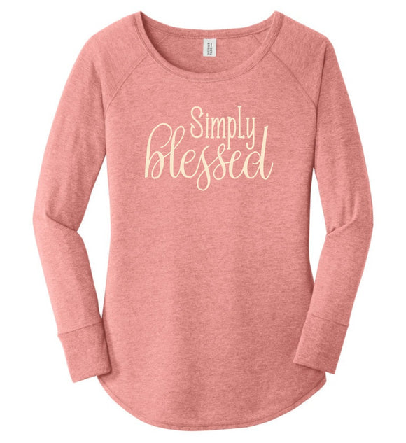 Simply Blessed Long Sleeve Tshirt