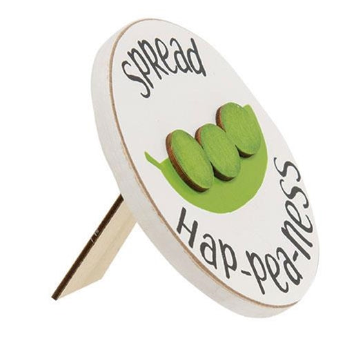 Spread Hap-Pea-Ness Mini Round Easel