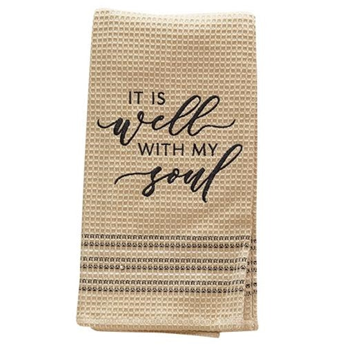 Well With My Soul Dish Towel